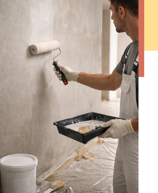 Грунтовка стен в Волгодонске от 2407 руб. м2 — быстро, недорого, с материалом | ОТДЕЛОЧНИК-Вгн