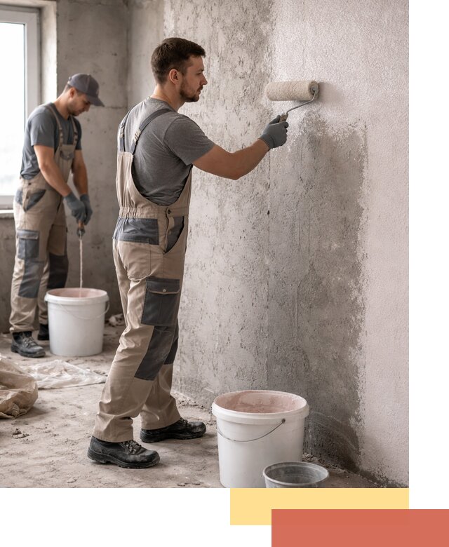 Нанесение бетоноконтакта на стены в Волгодонске для последующей отделки