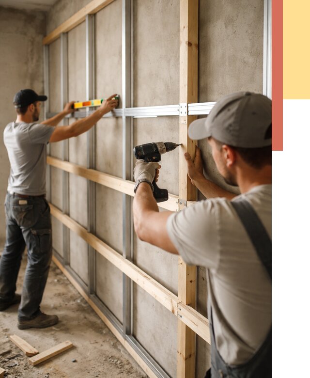 Устройство обрешетки под панели в Волгодонске от 2298 руб. — монтаж под ключ | ОТДЕЛОЧНИК-Вгн