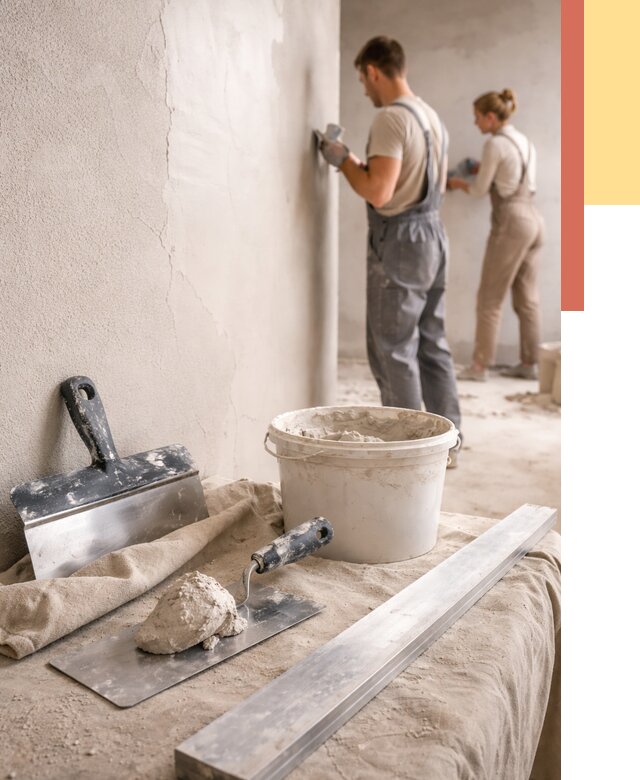 Штукатурка стен гипсовая в Волгодонске от 4924 руб/м2 — быстро и недорого | ОТДЕЛОЧНИК-Вгн