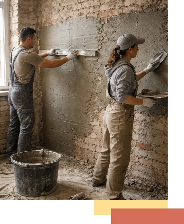 Штукатурка кирпичных стен в Волгодонске — качественно и надежно