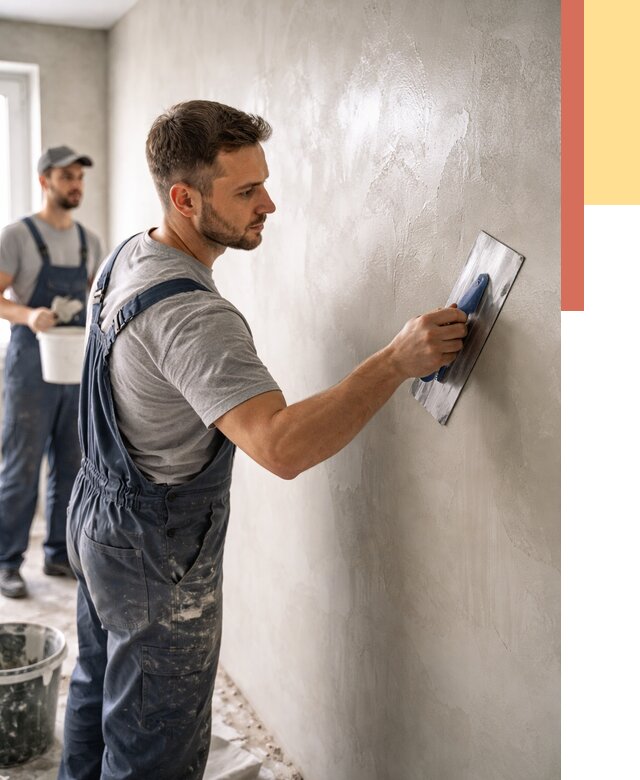 Глянцевание штукатурки стен в Волгодонске от 8207 руб. — услуги и затирка | ОТДЕЛОЧНИК-Вгн