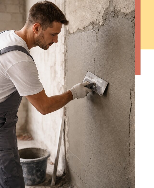 Штукатурка стен под плитку в Волгодонске от 4596 руб./м2 — выравнивание под плитку | ОТДЕЛОЧНИК-Вгн