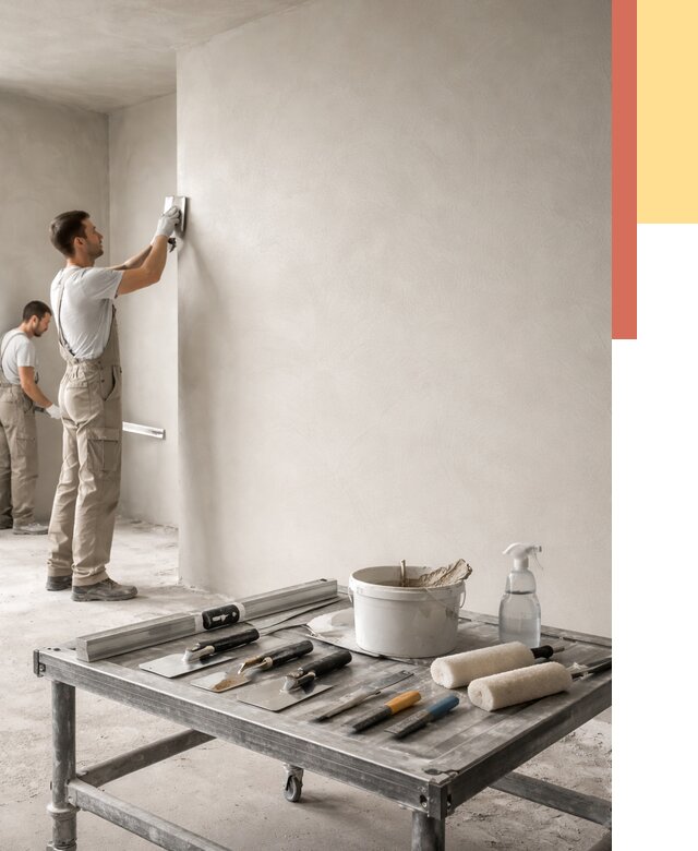 Штукатурка стен под покраску в Волгодонске от 4924 руб./м² — качественно и недорого | ОТДЕЛОЧНИК-Вгн