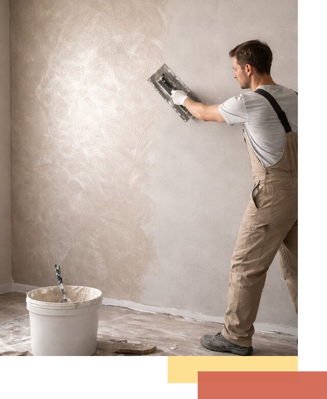 Декоративная штукатурка «Мокрый шелк» под ключ в Волгодонске