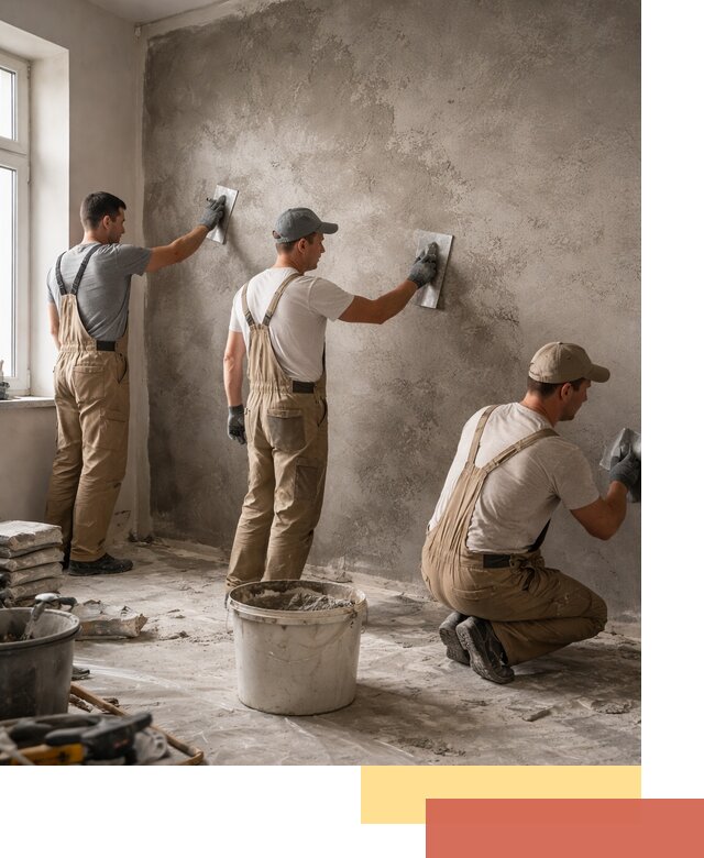 Декоративная штукатурка под бетон в Волгодонске для стен и потолков