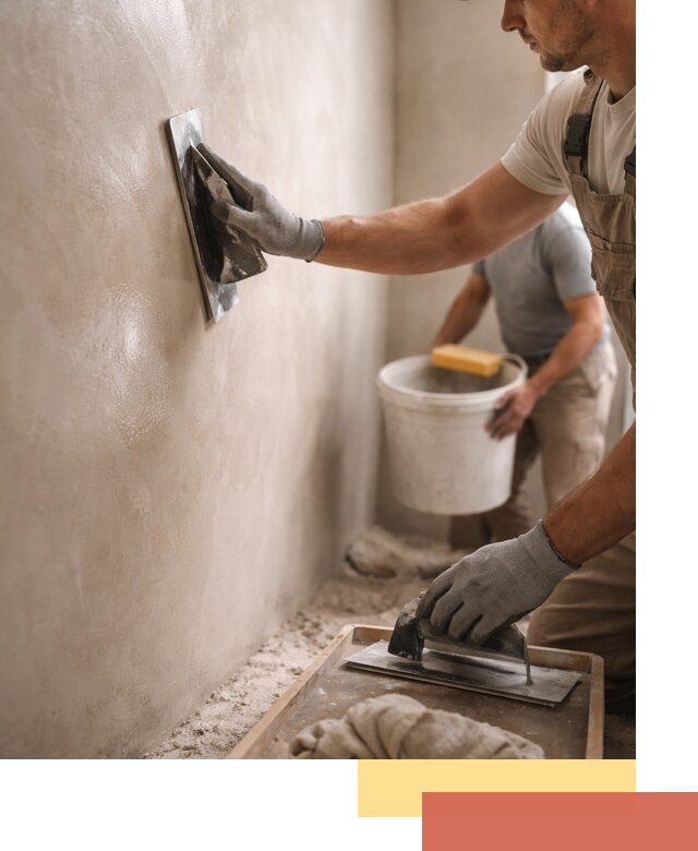 Нанесение марокканской штукатурки таделакт в Волгодонске