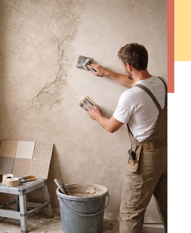 Ремонт декоративной штукатурки в Волгодонске от 4924 руб. под ключ | ОТДЕЛОЧНИК-Вгн