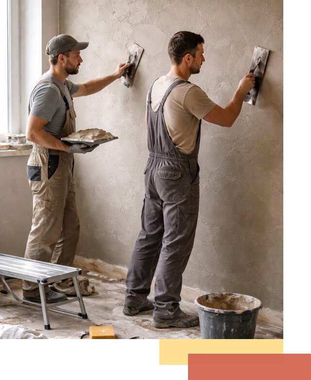 Ремонт декоративной штукатурки и восстановление фактуры в Волгодонске