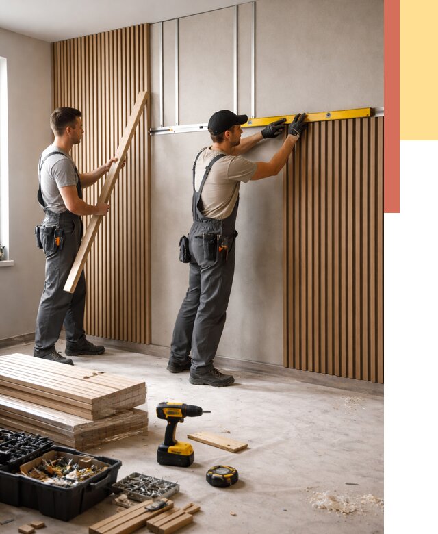 Монтаж реечных панелей на стены в Волгодонске от 1313 руб. — быстро и недорого | ОТДЕЛОЧНИК-Вгн