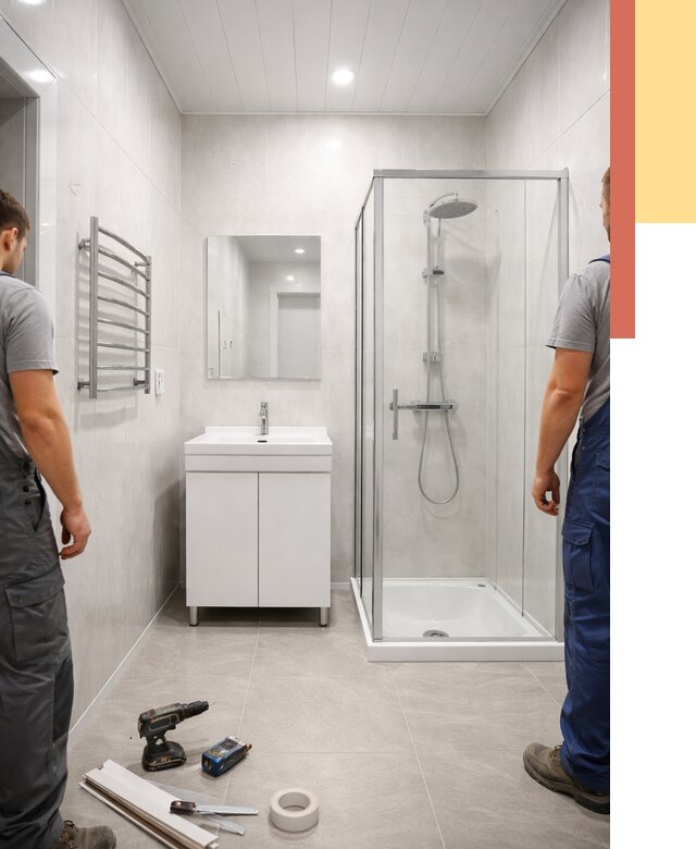 Отделка ванной комнаты панелями ПВХ в Волгодонске от 4924 руб. за м2 | ОТДЕЛОЧНИК-Вгн