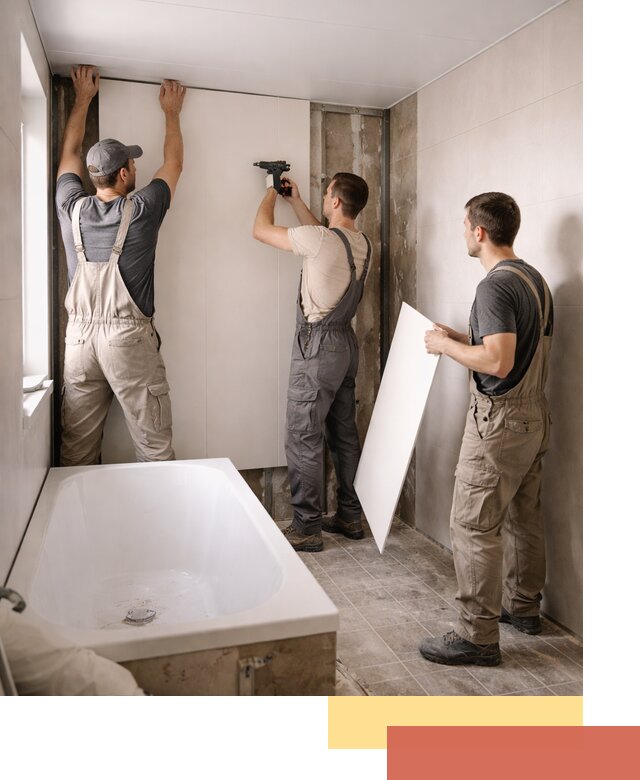 Отделка ванной панели ПВХ профессионально в Волгодонске