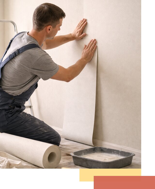 Поклейка флизелиновых обоев в Волгодонске качественно и быстро