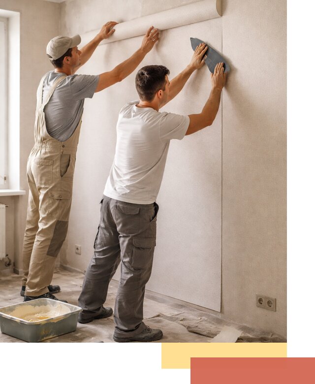 Поклейка виниловых обоев в Волгодонске профессионально и качественно