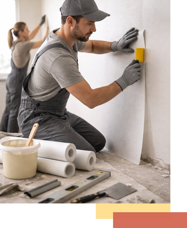 Поклейка стеклообоев профессионально в Волгодонске