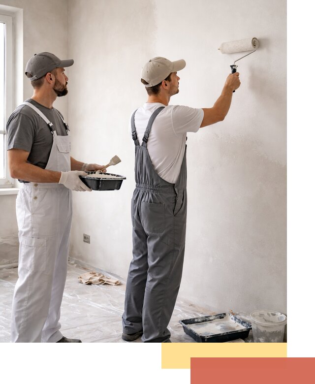 Покраска стен водоэмульсионной краской в Волгодонске