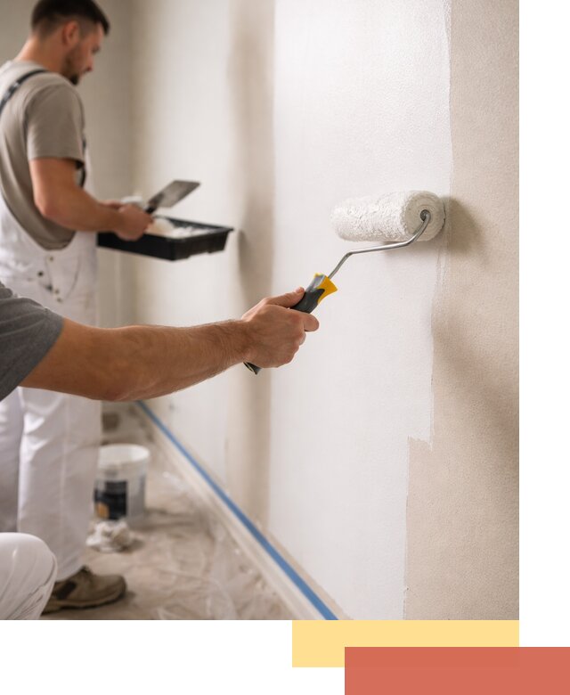 Покраска стен акриловой краской профессионально в Волгодонске