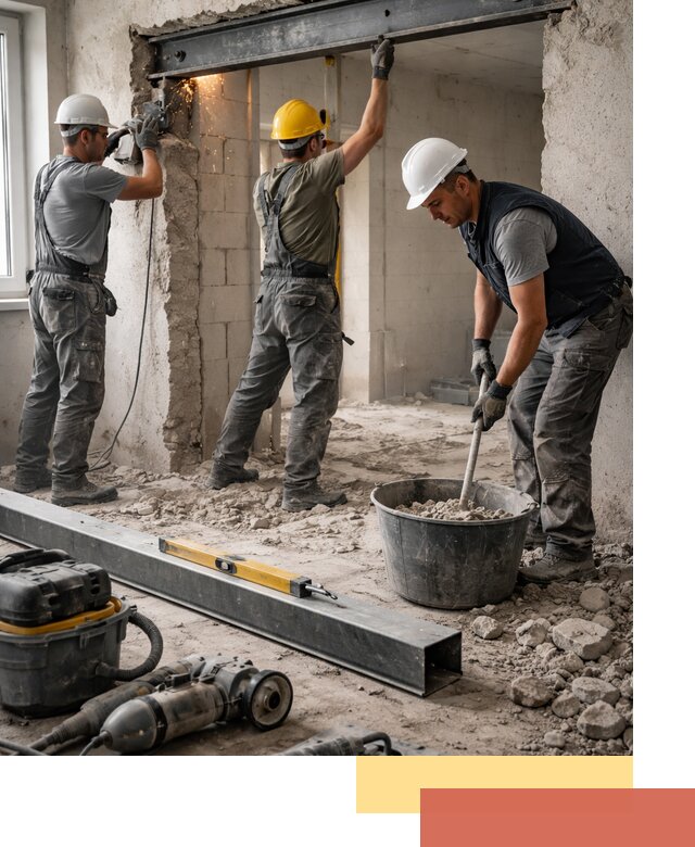 Создание проемов в стенах и несущих конструкциях в Волгодонске