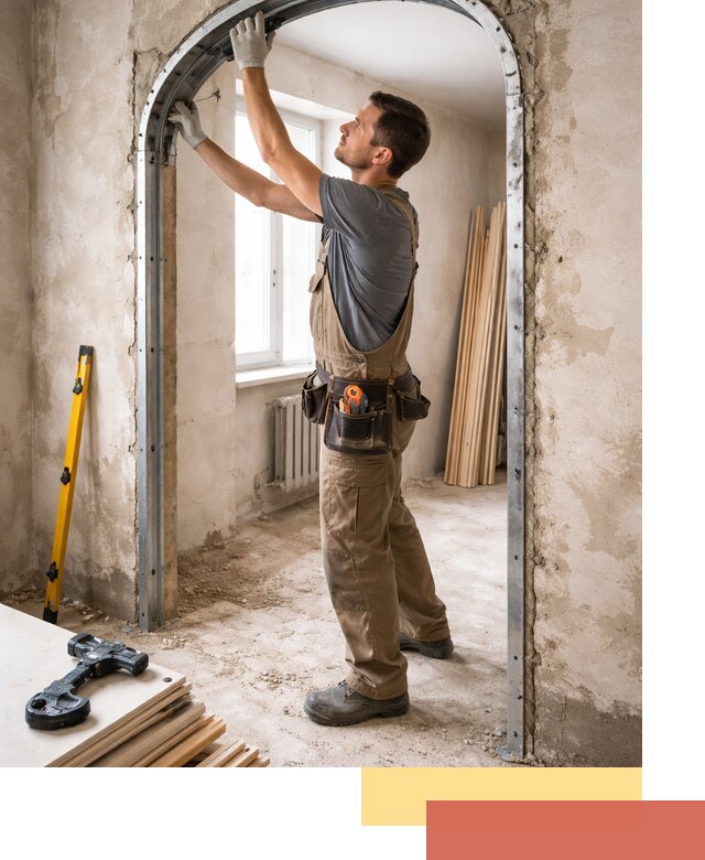 Устройство арочного проема в Волгодонске под ключ