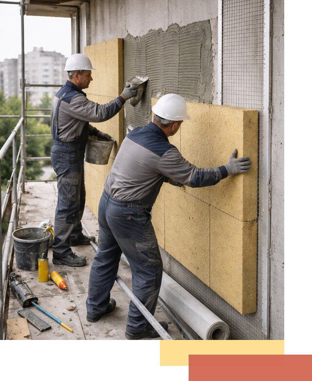 Утепление стен зданий и домов в Волгодонске качественно и надежно
