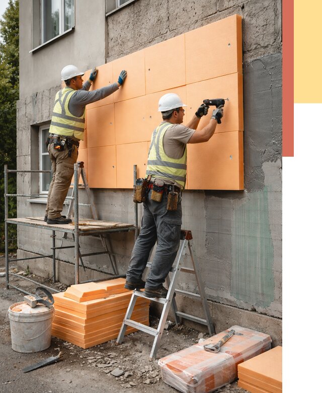 Утепление стен пеноплексом в Волгодонске от 2024 руб./м2 — быстро и недорого | ОТДЕЛОЧНИК-Вгн