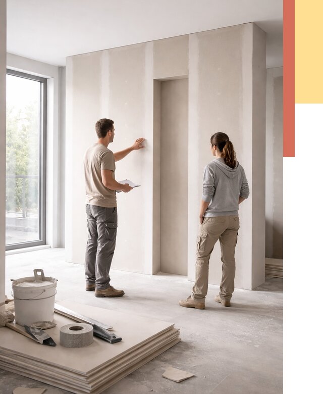 Зонирующая перегородка из гипсокартона в Волгодонске от 3064 руб. под ключ | ОТДЕЛОЧНИК-Вгн