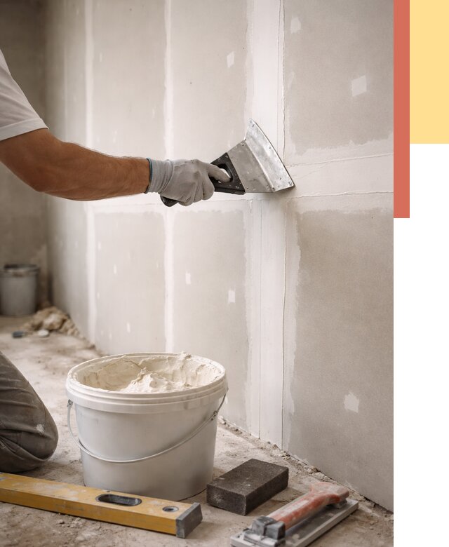 Шпаклевка перегородок из гипсокартона в Волгодонске от 2736 руб. — услуги ОТДЕЛОЧНИК-Вгн