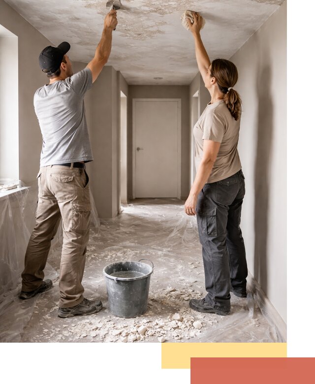 Удаление побелки с потолка в Волгодонске — быстро и аккуратно