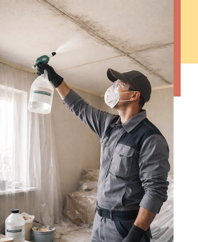 Антисептическая обработка потолка в Волгодонске от 2736 руб. | ОТДЕЛОЧНИК-Вгн