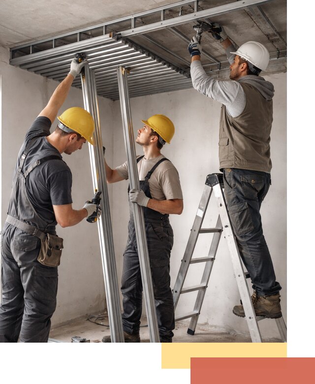 Монтаж реечного потолка под ключ в Волгодонске