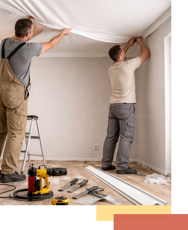 Монтаж ПВХ натяжного потолка в Волгодонске качественно и быстро