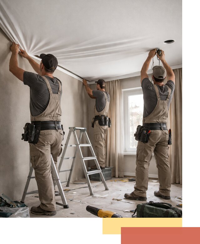 Монтаж матового натяжного потолка в Волгодонске качественно и быстро