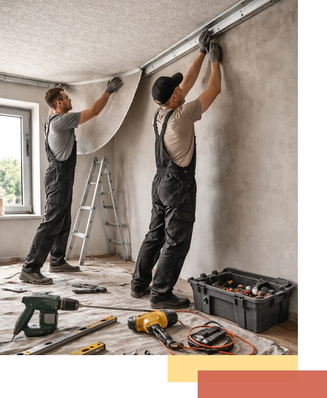 Монтаж фактурного натяжного потолка в Волгодонске качественно и быстро