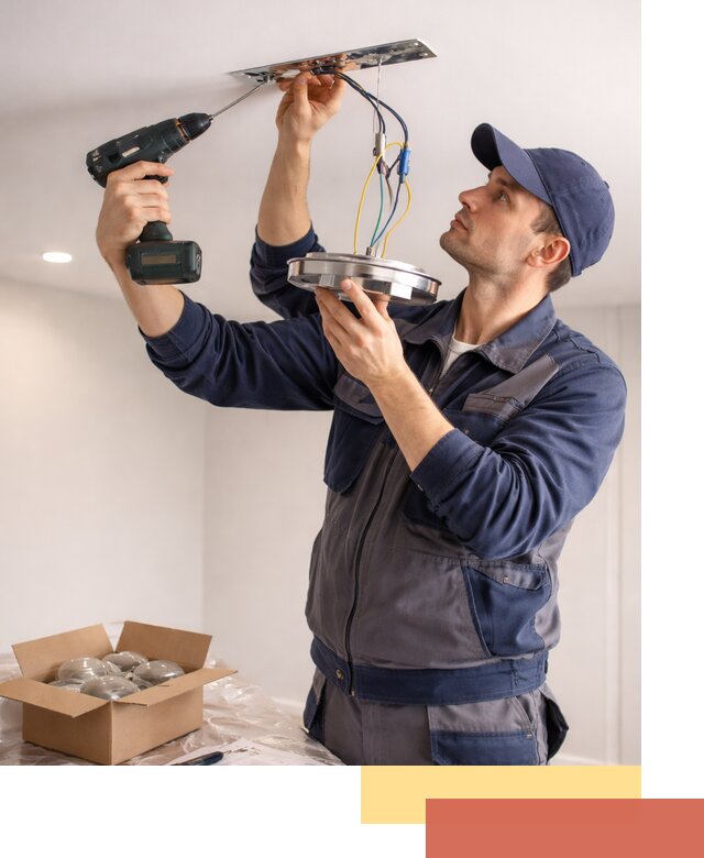 Установка люстры в натяжной потолок в Волгодонске