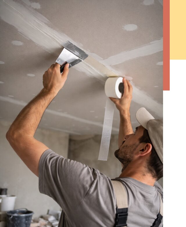 Обработка швов потолка ГКЛ в Волгодонске от 8207 руб. под ключ | ОТДЕЛОЧНИК-Вгн
