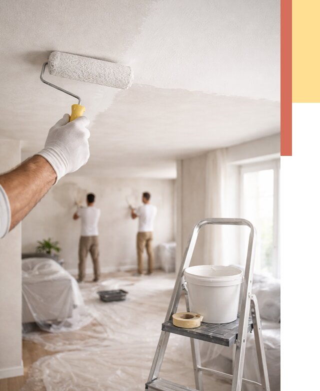 Покраска потолка акриловой краской в Волгодонске от 2736 руб. | ОТДЕЛОЧНИК-Вгн