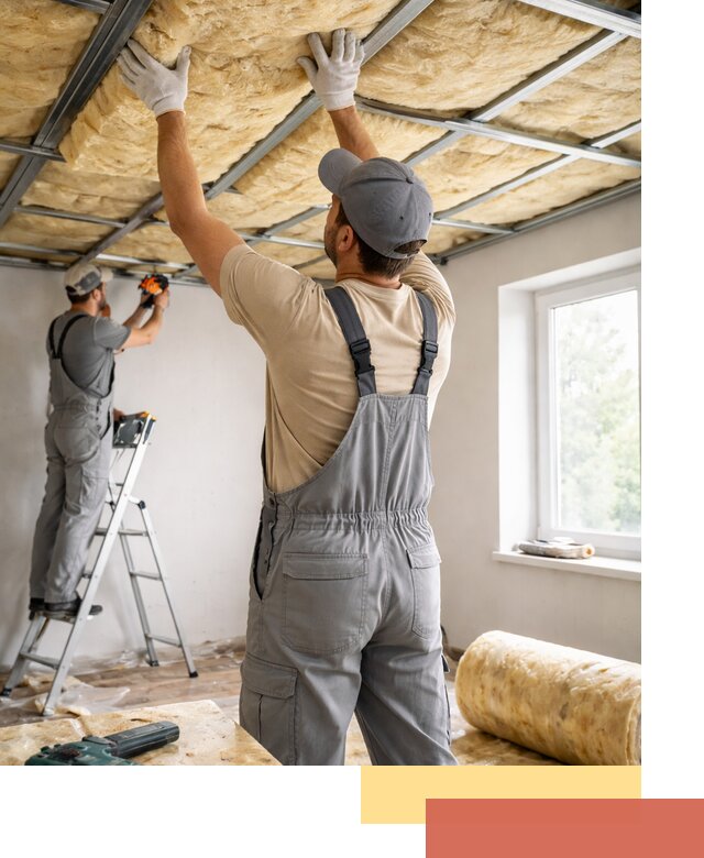 Утепление потолка под ключ в Волгодонске качественно и быстро