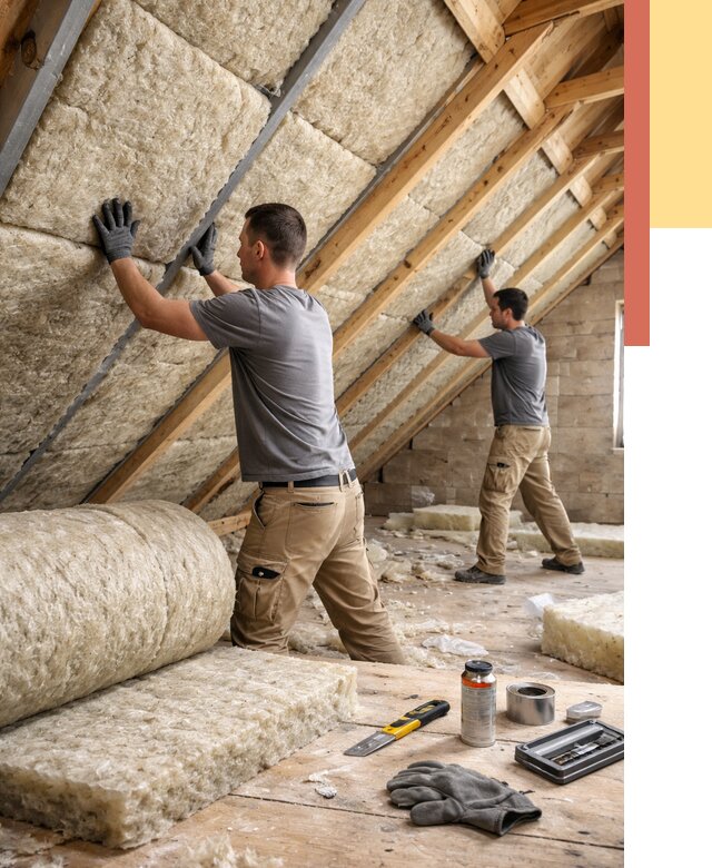 Утепление потолка минватой в Волгодонске от 1587 руб. — быстро и недорого | ОТДЕЛОЧНИК-Вгн