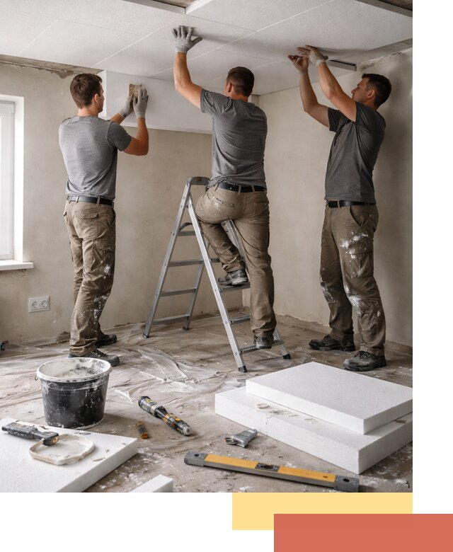 Утепление потолка пенопластом в Волгодонске быстро и качественно